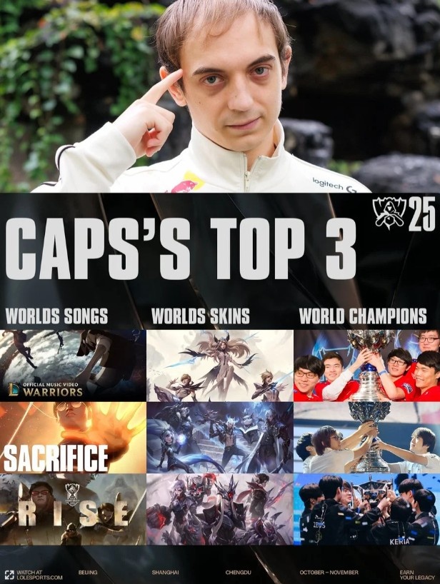 LOL官方分享Caps TOP3：2013SKT的纯粹享受者
